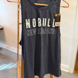 NWT NOBULL Women's Charcoal Muscle Tee